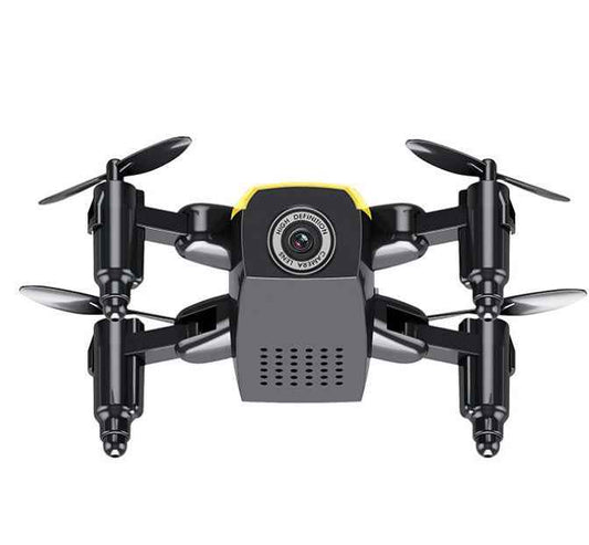 Micro Foldable RC Drone – 3D Steering Wheel Remote, WiFi Camera, APP Control Quadcopter Toy