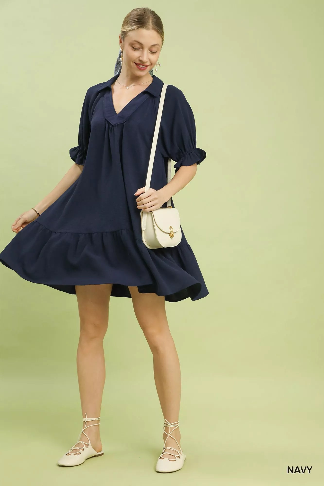 blue mumu dress Palama Mumu Dress - Dragonfruit main image 1