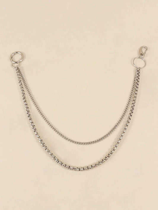 Double-Layered Metal Chain Belt