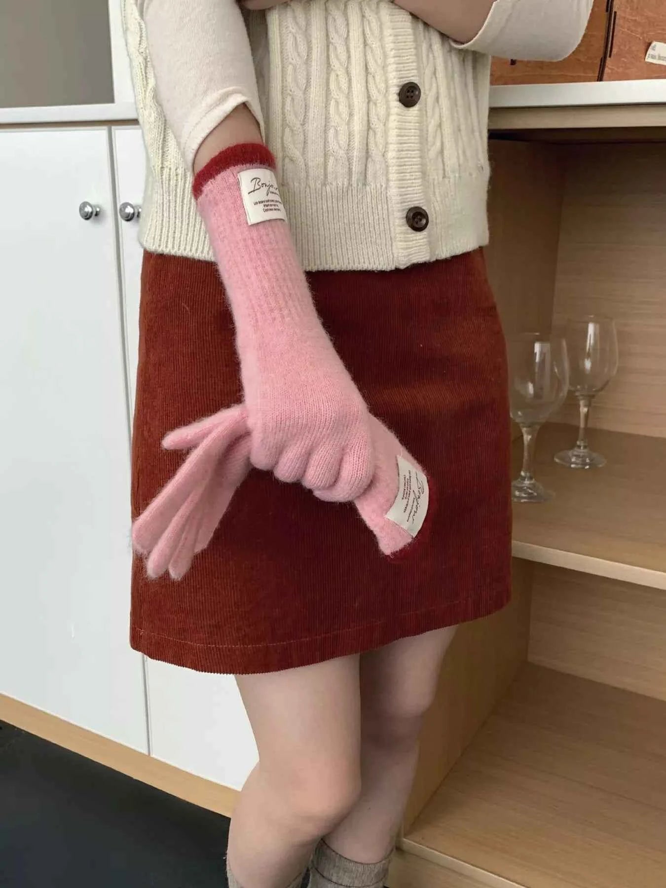 Cozy Knit Touchscreen Gloves