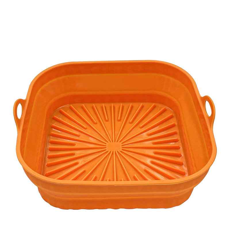 Kitchen Collapsible Air Fryer Non-slip Baking Tray Oven Accessories