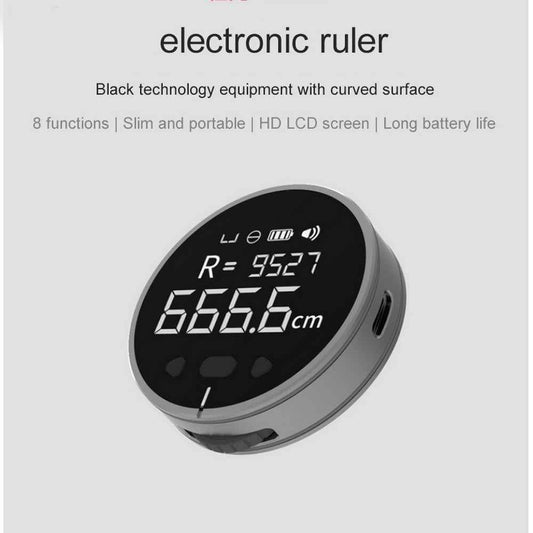 Digital Electronic Measuring Ruler – High‑Precision LCD Distance Measuring Tool