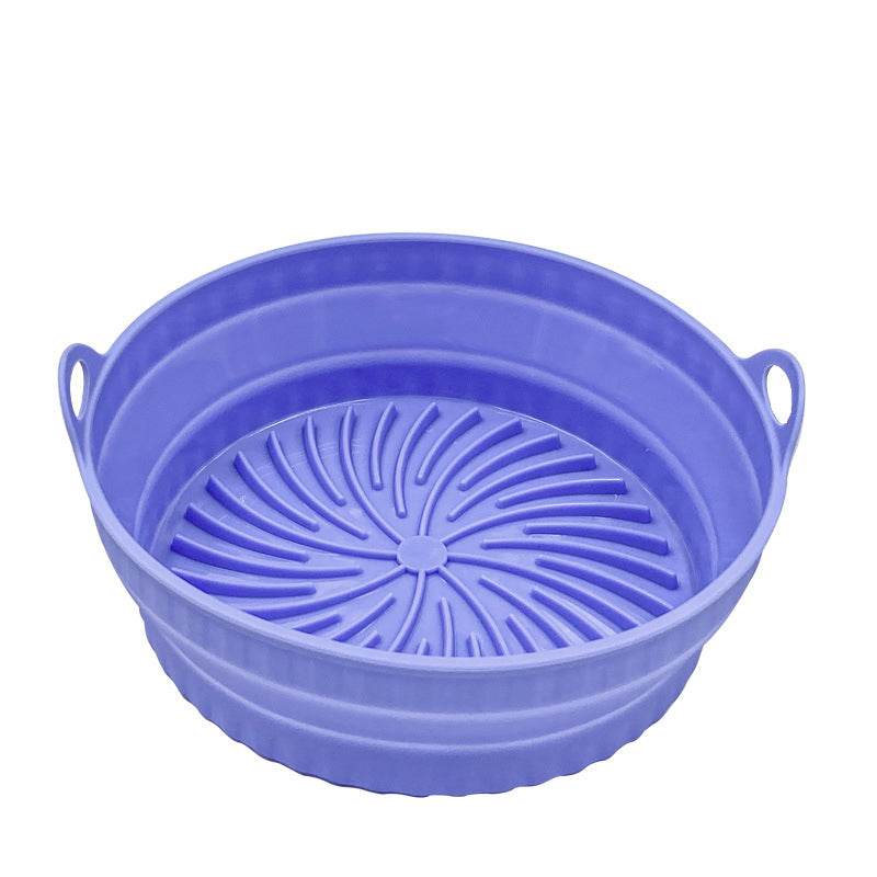 Kitchen Collapsible Air Fryer Non-slip Baking Tray Oven Accessories
