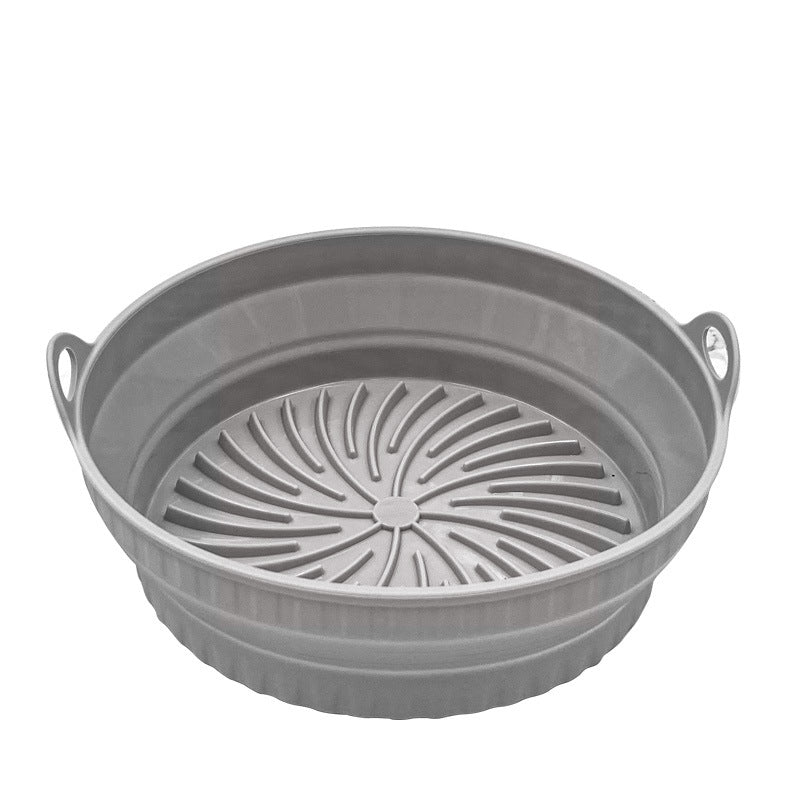 Kitchen Collapsible Air Fryer Non-slip Baking Tray Oven Accessories