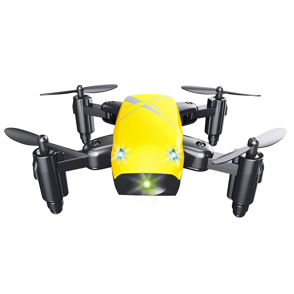 Micro Foldable RC Drone – 3D Steering Wheel Remote, WiFi Camera, APP Control Quadcopter Toy