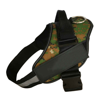 Personalized Dog Harne Reflective Breathable Adjustable Pet Harness For Small Large Dog