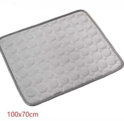 Pet Dog Cat Ice Silk Cold Nest Pad For Cooling In Summer