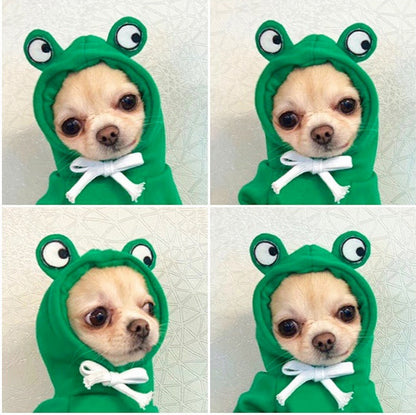 Small Dog Hoodie – Cute Fruit Fleece Coat for Puppies, Cats, Chihuahua