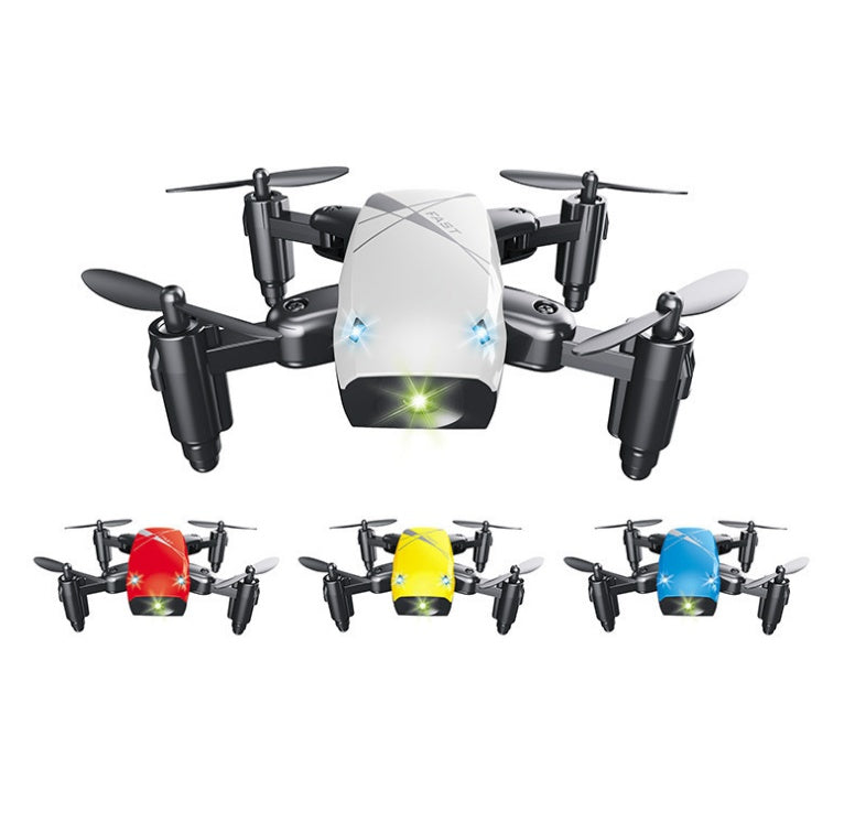 Micro Foldable RC Drone – 3D Steering Wheel Remote, WiFi Camera, APP Control Quadcopter Toy