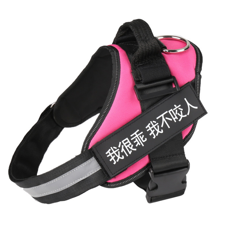 Personalized Dog Harne Reflective Breathable Adjustable Pet Harness For Small Large Dog