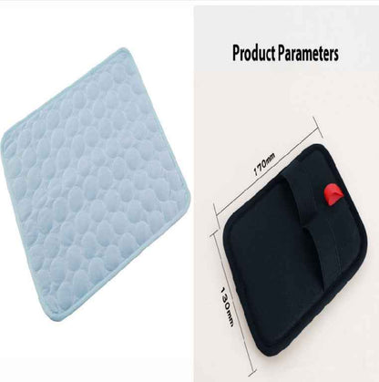 Pet Dog Cat Ice Silk Cold Nest Pad For Cooling In Summer