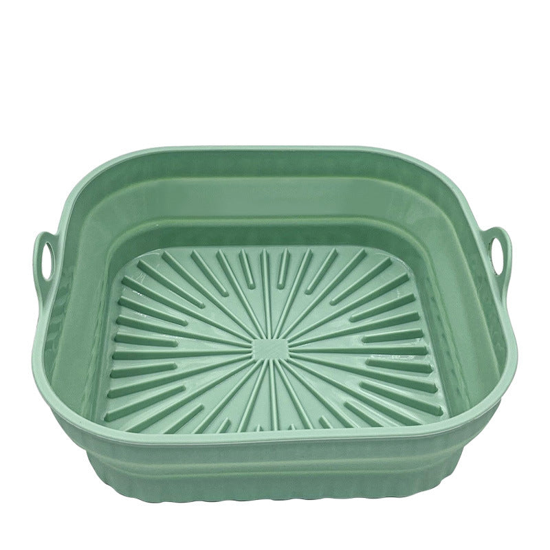 Kitchen Collapsible Air Fryer Non-slip Baking Tray Oven Accessories