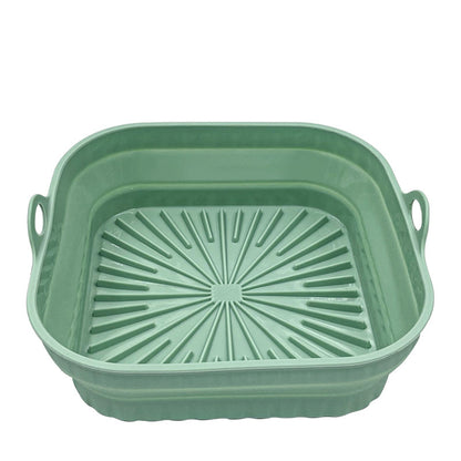Kitchen Collapsible Air Fryer Non-slip Baking Tray Oven Accessories