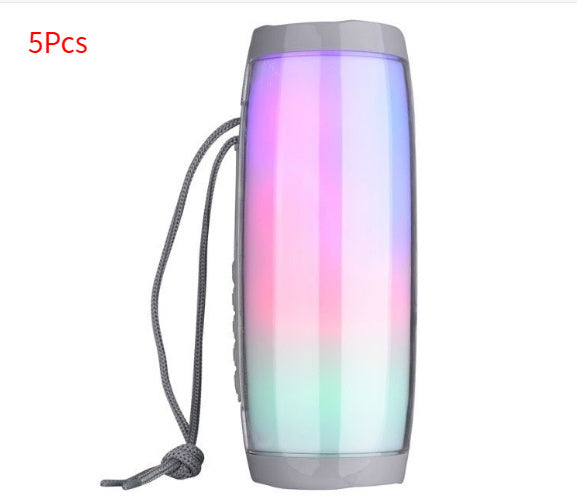 10W Waterproof Bluetooth Speaker – Portable Column Soundbar with Deep Bass Subwoofer