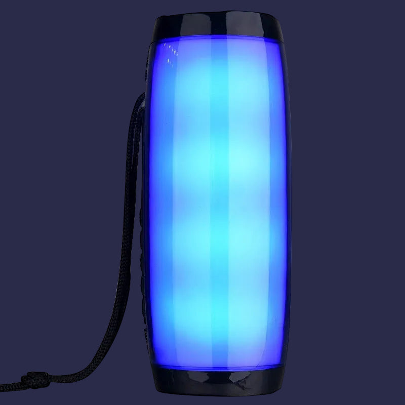 10W Waterproof Bluetooth Speaker – Portable Column Soundbar with Deep Bass Subwoofer