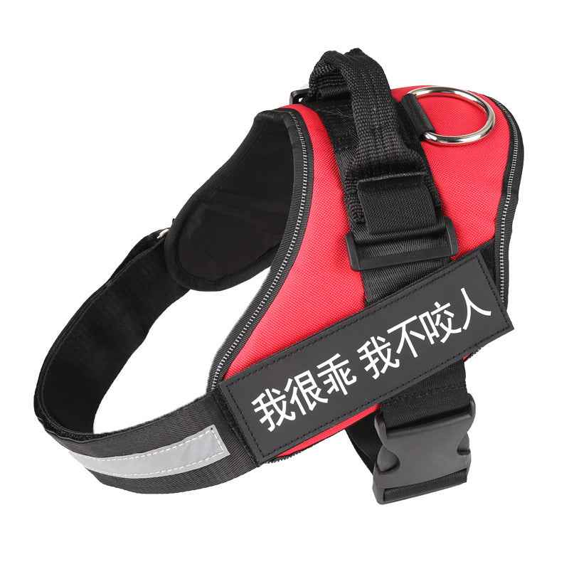 Personalized Dog Harne Reflective Breathable Adjustable Pet Harness For Small Large Dog
