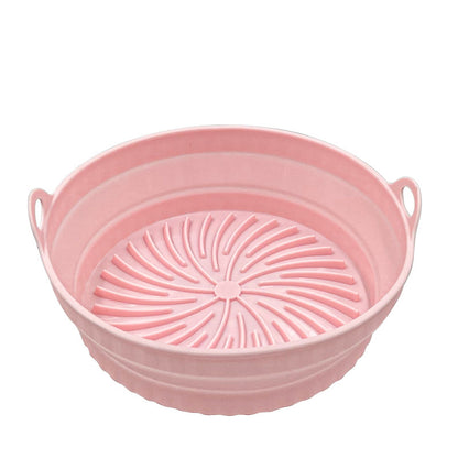 Kitchen Collapsible Air Fryer Non-slip Baking Tray Oven Accessories