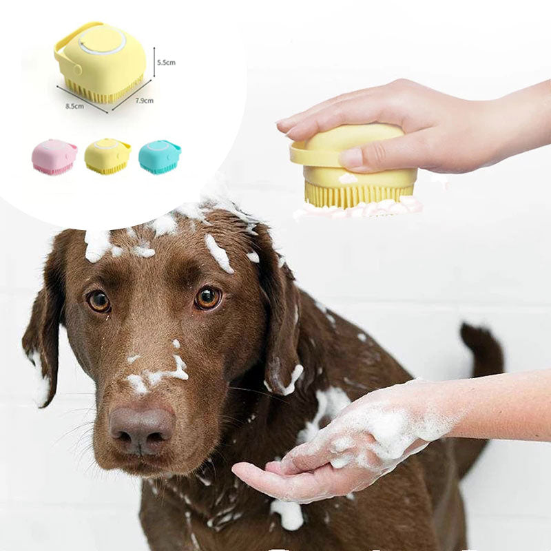 Silicone Dog Bath Gloves – Pet Massage & Shampoo Brush for Fast, Easy Grooming