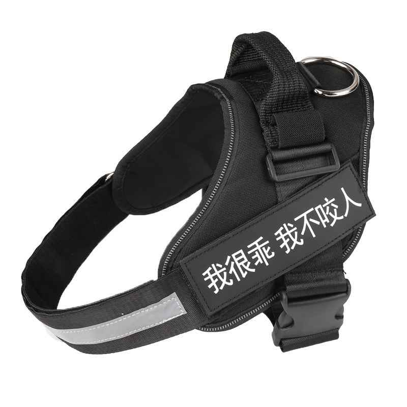 Personalized Dog Harne Reflective Breathable Adjustable Pet Harness For Small Large Dog