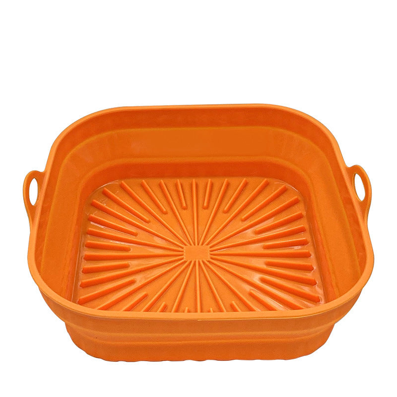 Kitchen Collapsible Air Fryer Non-slip Baking Tray Oven Accessories