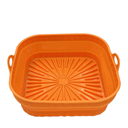 Kitchen Collapsible Air Fryer Non-slip Baking Tray Oven Accessories
