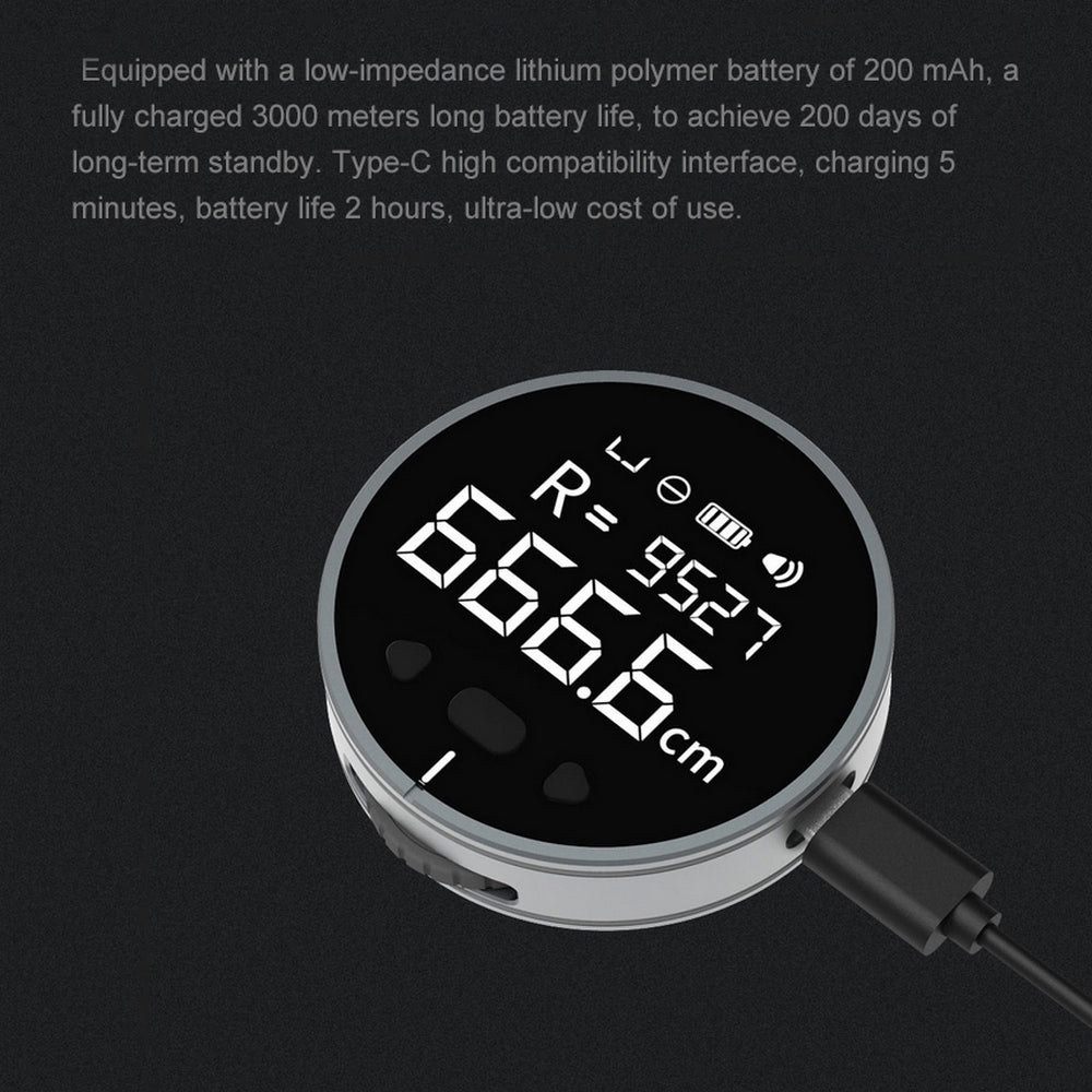 Digital Electronic Measuring Ruler – High‑Precision LCD Distance Measuring Tool